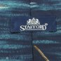 #1A New STAFFORD USA Christmas Santa GOLF Holiday NAVY WHITE RED  Necktie Tie