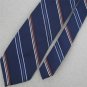 VINTAGE SANTEE BLUE STRIPE SKINNY TEXTURE 1960 60s 70s Mens Neck Tie #V-1 EVC
