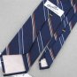 VINTAGE SANTEE BLUE STRIPE SKINNY TEXTURE 1960 60s 70s Mens Neck Tie #V-1 EVC