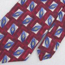 Robert Talbott Studio Geometric Silk Mens Blue Neck Tie Men Designer Tie EUC