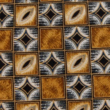 MODA MADE IN ITALY SQUARES BLACK OLIVE GREY SILK MEN NEMen Designer Tie EUC