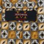 MODA MADE IN ITALY SQUARES BLACK OLIVE GREY SILK MEN NEMen Designer Tie EUC