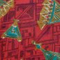ANDRIANO RED GREEN YELLOW TRIANGLES SILK Neck Tie Men Designer Tie EUC