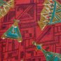 ANDRIANO RED GREEN YELLOW TRIANGLES SILK Neck Tie Men Designer Tie EUC