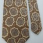 THE HAVANERA CO. TAN KHAKI JACQUARD silk Men Designer Tie EUC