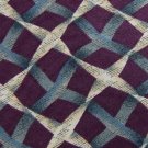 #1A ZYLOS ITALY CRISS-CROSS PURPLE BLUE BEIGE TIE NECKTIE