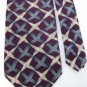 #1A ZYLOS ITALY CRISS-CROSS PURPLE BLUE BEIGE TIE NECKTIE