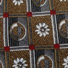 #1A NEW BROTHERS HAND MADE CHECKERED OLIVE SILK TIE NECKTIE !