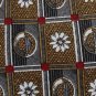 #1A NEW BROTHERS HAND MADE CHECKERED OLIVE SILK TIE NECKTIE !