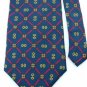 SUTTER & GRANT Navy BLUE Red DIAMOND SHAPED Men Designer Tie EUC