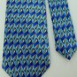 DOCKERS SkyBlue BLUE GRAY PATTERN BOYS NECK TIE Men Designer Tie EUC