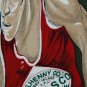 #1A TABASCO LOGO BASKETBALL OLIVE RED SILK MEN NECK TIE