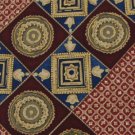 #1A New UNICEF HANDBLACKED MEDALLION RED BLUE Men Neck Tie MENS