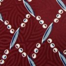 USA Seller BUGATTI MAROON WHITE GREY NAVY SILK MEN NECK TIE Excellent