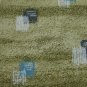#1A JOHN LORD OLIVE GREEN WHITE ABSTRACT SILK Men Neck Tie
