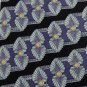 GIANFRANCO RUFFINI BLACK VIOLET GRAY MEN NECK TIE Men Designer Tie EUC