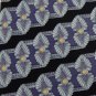 GIANFRANCO RUFFINI BLACK VIOLET GRAY MEN NECK TIE Men Designer Tie EUC