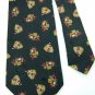 DOMENICO FRANCO COMO FLORAL OLIVE SILK Men Neck Tie Men Designer Tie EUC