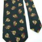 DOMENICO FRANCO COMO FLORAL OLIVE SILK Men Neck Tie Men Designer Tie EUC