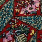 CHRISTIAN DIOR RED GREEN PINK BLUE FLORAL Men Neck Tie Men Designer Tie EUC