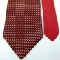 #1A NAUTICA STRIPE RED NAVY YELLOW SILK Men Neck Tie Mens