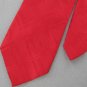 Vintage Sears Texture Red Solid Embossed Geometric 60's 70s Men's Neck Tie  #EV