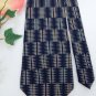 New FRESCO COLLECTION NAVY WHITE SILK MENS NECK TIE Men Designer Tie