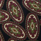HART SCHAFFNER MARX BRIAR BLACK MAROON MEN NECK TIE Men Designer Tie EUC