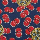 EMODA ITALY CIRCLES RED BLUE YELLOW SILK MEN NECK TIE Men Designer Tie EUC