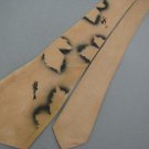 Vtg Rare Selected 40s 50s Handpainted Art Deco Swing Rockabilly Neck Tie #VE