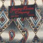 #1A JEREMY BOSTON COMPANY DIAMONDS BLUE TAN RED TIE NECKTIE