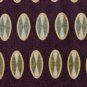 #1A ROUNDTREE & YORKE OVALS MAROON OLIVE SILK TIE NECKTIE