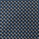 #1A NAUTICA BLACK BLUE WHITE PATTERN SILK NECK TIE NECKTIE