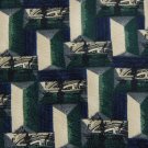 STRUCTURE GREEN BLUE BEIGE SILK MEN NECK TIE Men Designer Tie EUC