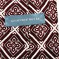 GEOFFREY BEENE White MAROON Gray FLORAL NECK TIE Men Designer Tie EUC