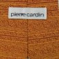 #1A PIERRE CARDIN YELLOW MAROON STRIPE WOVEN MEN NECK TIE