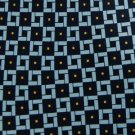 #1A New PRESCOT BAY NAVY BLUE YELLOW SILK MEN NECK TIE