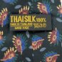 #1A THAI SILK FLORAL DarkBlue BLUE MAROON GOLD TIE NECKTIE Mens