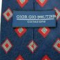 #1A New GIOR GIO BRUTINI NavyBlue RED DIAMOND MEN NECK TIE