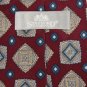 #1A New STAFFORD MAROON TAN BLUE DIAMOND SILK MEN NECK TIE