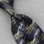 American Traditions Gray Rust Black Vivid Art Deco Neck Tie Men Designer Tie EUC