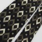 New BOY/CHILD BERGAMO SQUARE BLACK BROWN IVORY SILK Men Tie Men Designer Tie EUC