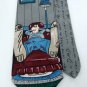 NOVEL TIES COUCH POTATO by MMG CORP ART NECK TIE Men Designer Tie EUC