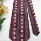 NWT J T  BECKETT ITALIAN CIRCLE SQUARE DIAMOND Neck Tie Men Designer Tie EUC