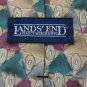 #1A LANDS' END PURPLE PEACH TRIANGLE PATTERN TIE NECKTIE Lot#4F