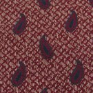 #1A KRIZIAUOMO ITALY PAISLEY CHECKERED MAROON NAVY  Silk Men Neck Tie Necktie