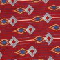 #1A New EVAN PICONE NECKTIE RED BLUE GRAY DIAMOND STRIPE NECK TIE