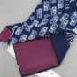 VINTAGE TOWN CRAFT SCORPIUS BLUE NAVY FAT WIDE 60s Neck Tie #V-3