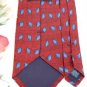 #1A New Tie PRIMA ITALY RED BLUE BLACK SILK  MEN NECKTIE Cravat Cravatta