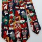 #1A New WOODWARD CHRISTMASS BEARS RED GREEN NECK TIE NECKTIE